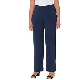 Catherines Women's Plus Size Petite Refined Pull-On Pant