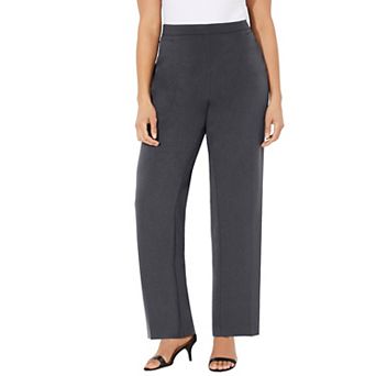 Catherines Women's Plus Size Petite Refined Pull-On Pant