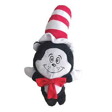 Disney's Dr. Seuss Cat in the Hat Plush Squeaker & Crinkle Dog Toy