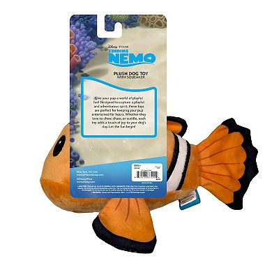 Disney/Pixar's Finding Nemo Plush Squeaker & Crinkle Dog Toy
