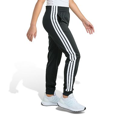 Girls 7-16 adidas Elastic Waistband Essential 3-Stripe Tricot Joggers