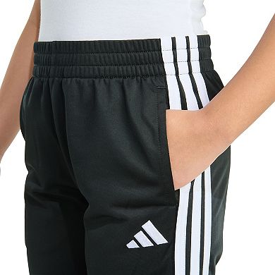 Girls 7-16 adidas Elastic Waistband Essential 3-Stripe Tricot Joggers