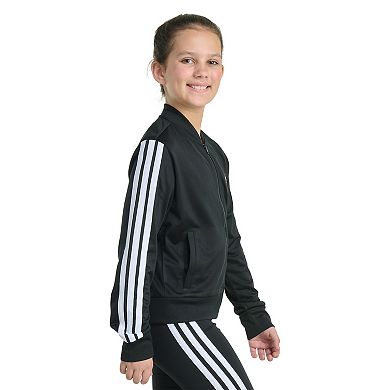 Girls adidas Long Sleeve Essential Tricot Bomber Jacket