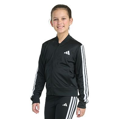 Girls adidas Long Sleeve Essential Tricot Bomber Jacket