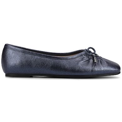 Journee Callee Medium and Wide Width Women's Ballet Bow Slip-On Dress Flats