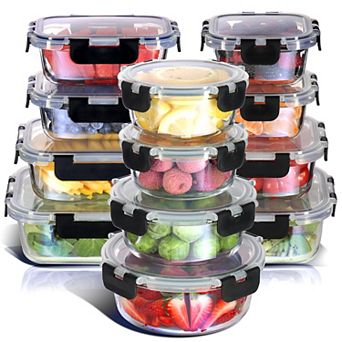 Eatex 12 pc Glass Storage Container