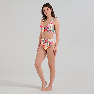 Women's Freshwater Shirred Front Triangle Bra Swim Top