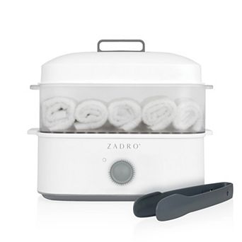 Zadro Countertop Towel Steamer & Tongs Set