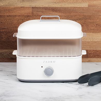 Zadro Countertop Towel Steamer & Tongs Set