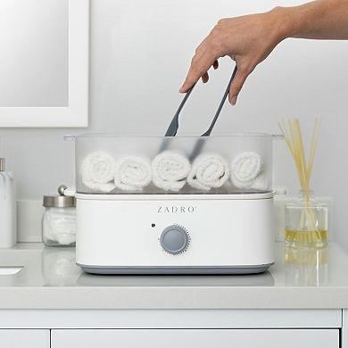 Zadro Countertop Towel Steamer & Tongs Set