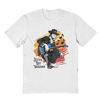 Men's Stevie Ray Vaughn Blue Strat Graphic Tee