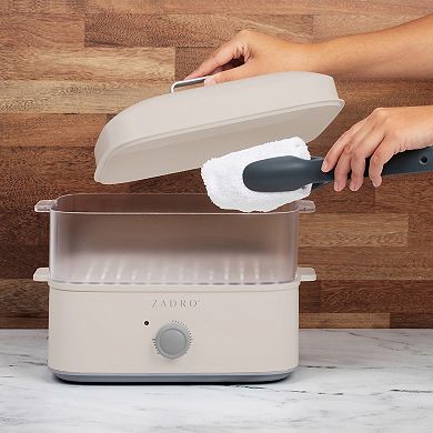 Zadro Countertop Towel Steamer & Tongs Set