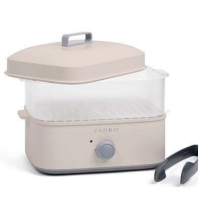 Zadro Countertop Towel Steamer & Tongs Set
