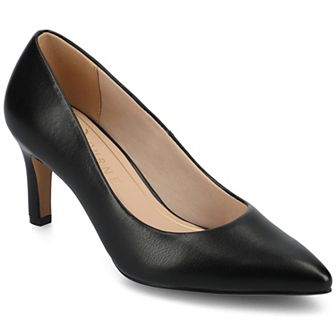 Journee Scylee Slip-On Stiletto Pointed-Toe High Heel Shoes