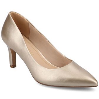 Journee Scylee Slip-On Stiletto Pointed-Toe High Heel Shoes