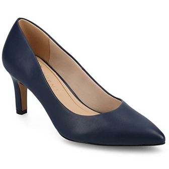 Journee Scylee Slip-On Stiletto Pointed-Toe High Heel Shoes