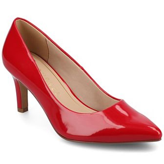 Journee Scylee Slip-On Stiletto Pointed-Toe High Heel Shoes