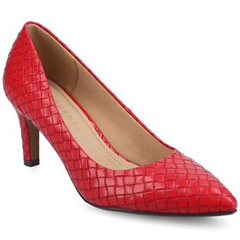 Journee Scylee Slip-On Stiletto Pointed-Toe High Heel Shoes