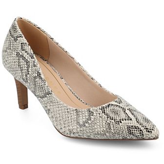 Journee Scylee Slip-On Stiletto Pointed-Toe High Heel Shoes