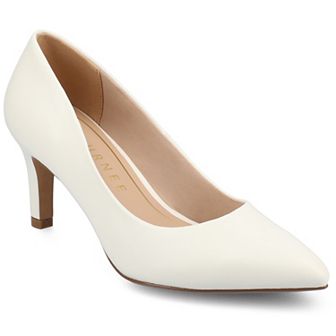 Journee Scylee Slip-On Stiletto Pointed-Toe High Heel Shoes