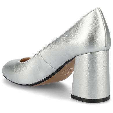 Journee Seraphina Covered Block Heel Women's Shoes