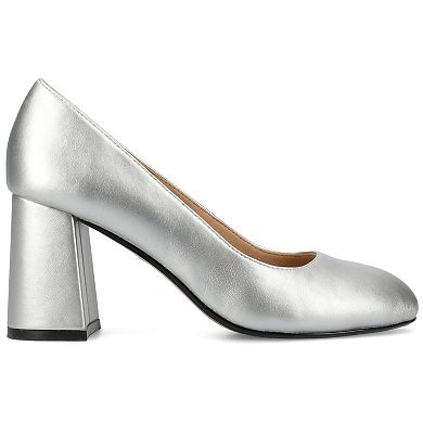 Journee Seraphina Covered Block Heel Women's Shoes