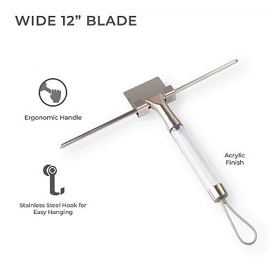 Zadro Inc. Fogless Ergonomic Squeegee Shower Accessory