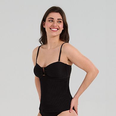 Women's Freshwater Tortise Trim Bandeau Bikini Top