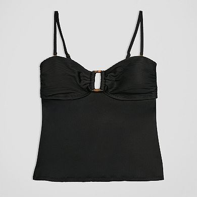 Women's Freshwater Tortise Trim Bandeau Bikini Top