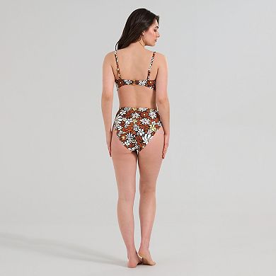 Women's Freshwater Bandeau Scarf Top with Removable Straps