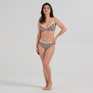 Women's Freshwater Underwire Binding Bra Swim Top