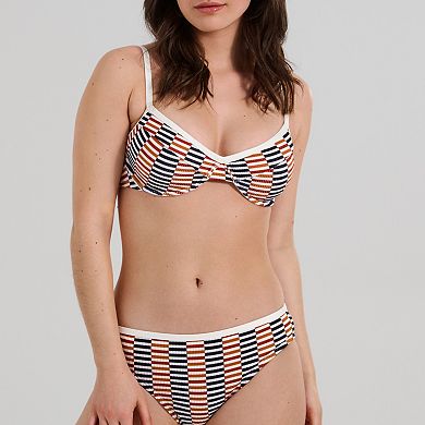 Women's Freshwater Underwire Binding Bra Swim Top