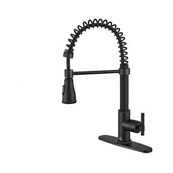 Single Handle Kitchen Faucet Pull-down Sprayer 360 Swivel Three Functions