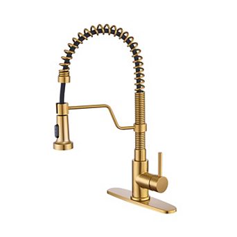 Single Handle Kitchen Faucet 1.8 Gpm With Pull Down With Three Functions