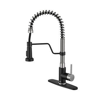 Single Handle Kitchen Faucet 1.8 Gpm With Pull Down With Three Functions
