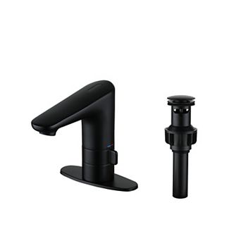 Casainc Sensor Touchless Single Handle Single Hole Vanity Sink Bathroom Faucet