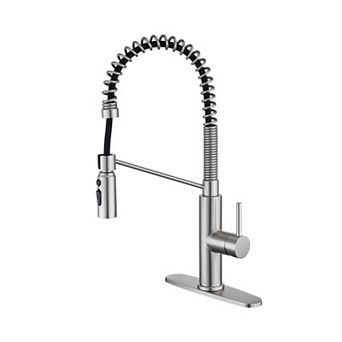 Kitchen Sink Faucet 1.8 Gpm With Pull Down And 3 Models Sprayer Single Handle