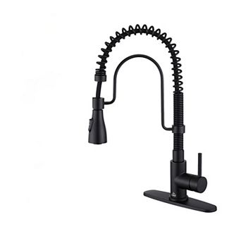 Kitchen Faucet Sink Mixer Faucet Pull Down Sprayer Single Handle 1.8 Gpm
