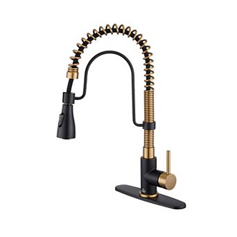 Kitchen Faucet Sink Mixer Faucet Pull Down Sprayer Single Handle 1.8 Gpm