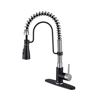 Kitchen Faucet Sink Mixer Faucet Pull Down Sprayer Single Handle 1.8 Gpm