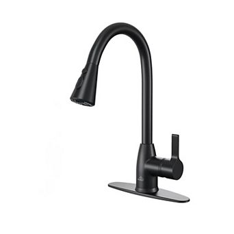 Casainc Kitchen Faucet With Pull Down Sprayer Three Function Spray Head