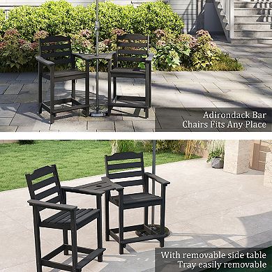 Tall Adirondack Chairs Outdoor Patio Bistro Chair