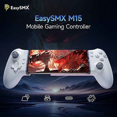 EasySMX M15 Wireless Gaming Controller - Hall Effect Joysticks, Mechanical Triggers