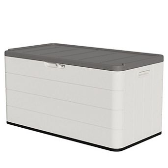 23.62'' W 110 Gallons Water Resistant Resin Cabinet Deck Box