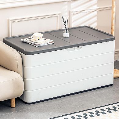 23.62'' W 110 Gallons Water Resistant Resin Cabinet Deck Box