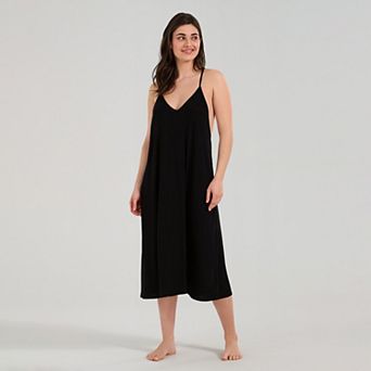 Women's Freshwater Beaded Back Midi Cover-Up Dress