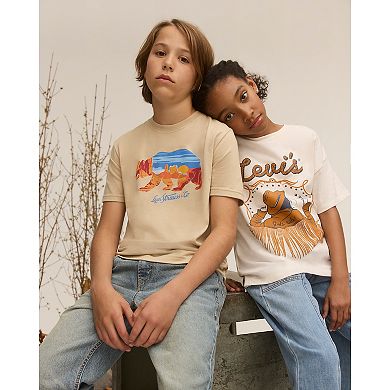 Boys 8-20 Levi's® Mixed Graphics Short Sleeve T-shirt
