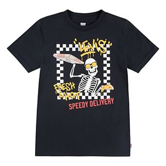 Boys 8-20 Levi's® Mixed Graphics Short Sleeve T-shirt