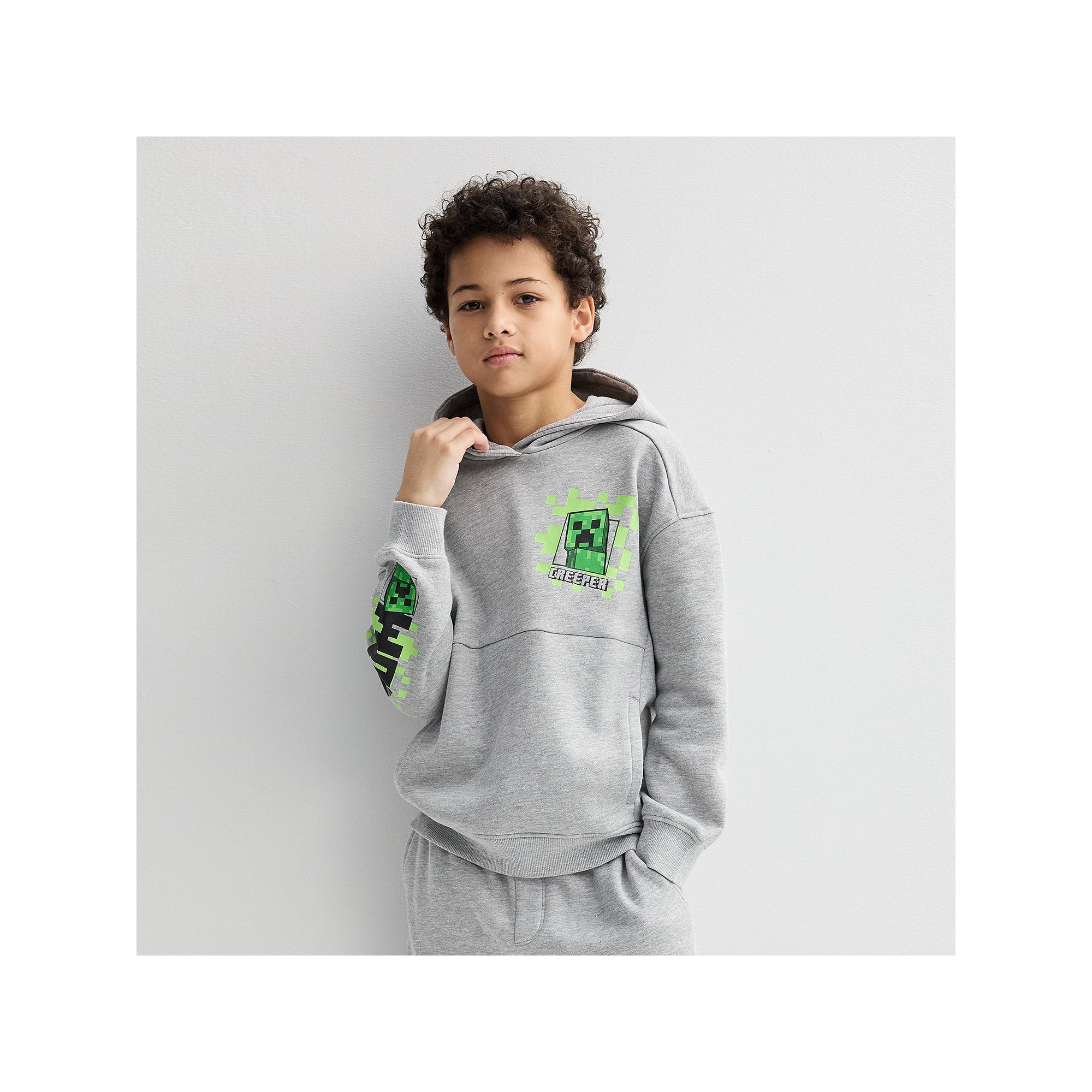 Boys 8-20 Minecraft Overworld Explorer Graphic Pullover Hoodie, Boys, Size