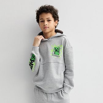 Boys 8-20 Minecraft Overworld Explorer Graphic Pullover Hoodie